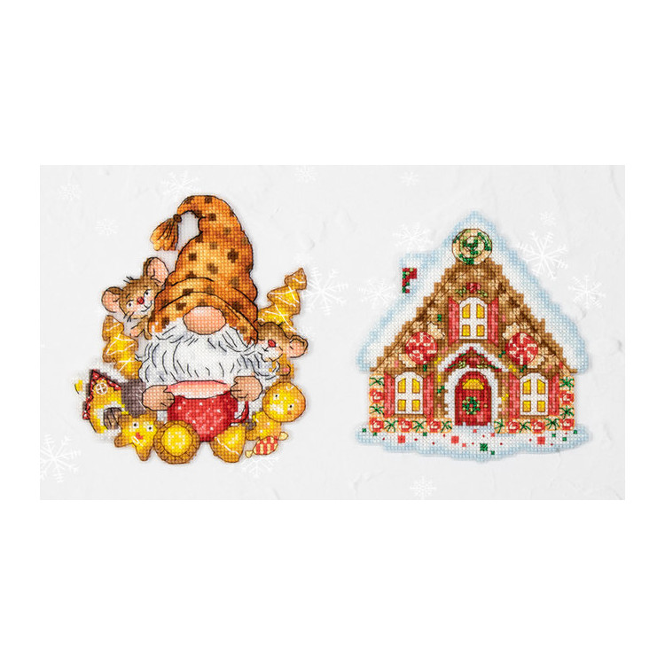(image for) Toys The Gnome And The House Counted Cross Stitch Kit